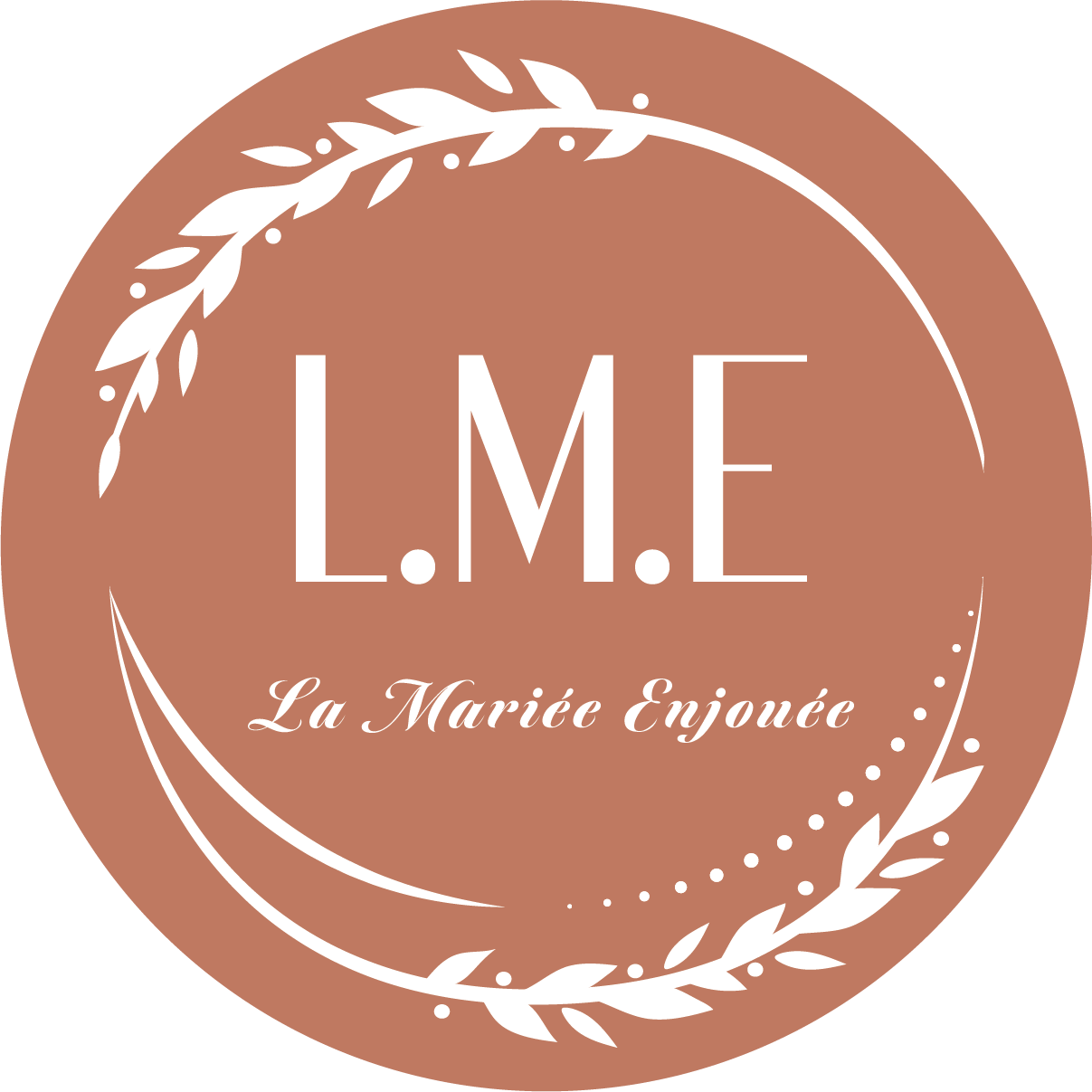 Logo la mariée enjouée